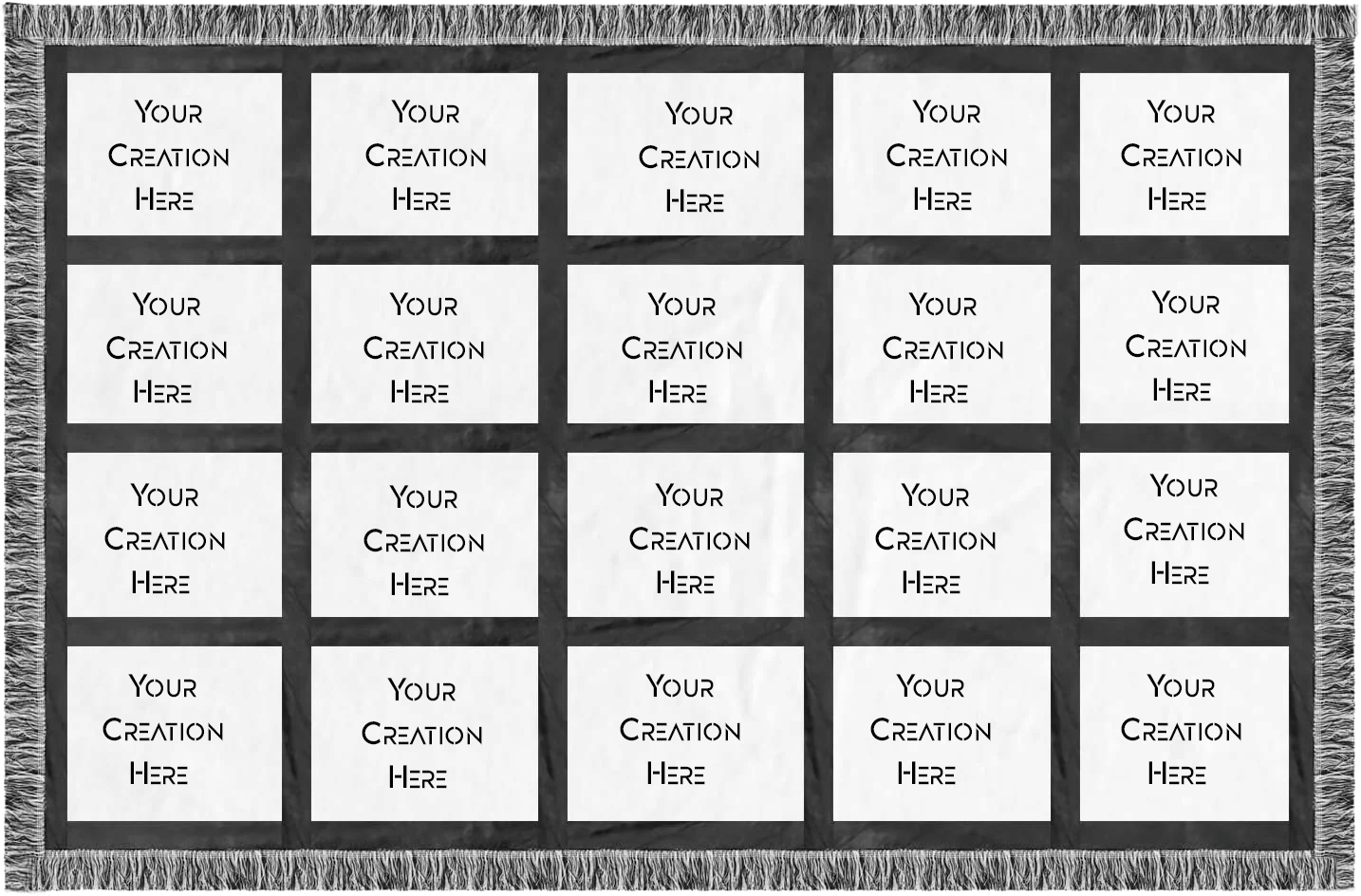 Blank Throw Blankets 78 x 60