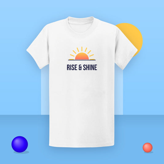 Custom printed T-shirt in White